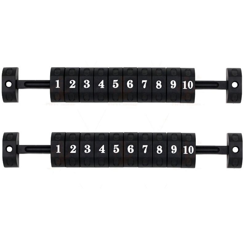 2 Pcs Foosball Scoring Counters Indicator for Standard Football Table Machine Accessorie Foosball Scoreboard