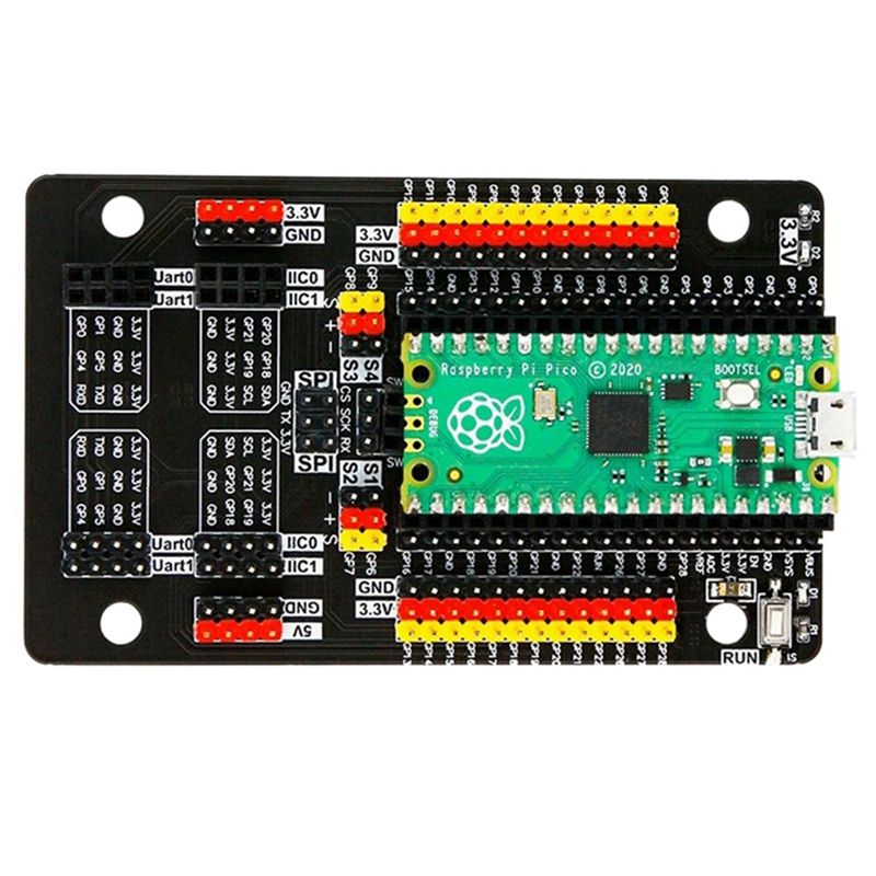 JAERBEE For Raspberry Pi Pico Gpio Module Sensor Expansion Board Multiple Functional Interfaces for Easy Connection