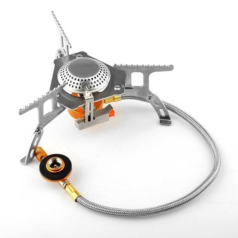 Outdoor Camping Hiking Foldable Gas Stove Furnace Portable Split Stove Burner