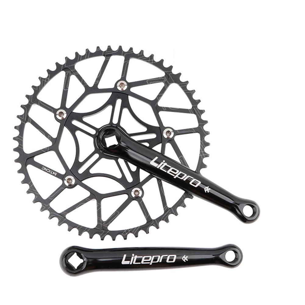 Square hole crank light 130 BCD Bike Crankset Folding Bike Chainring ycle Chainwheel