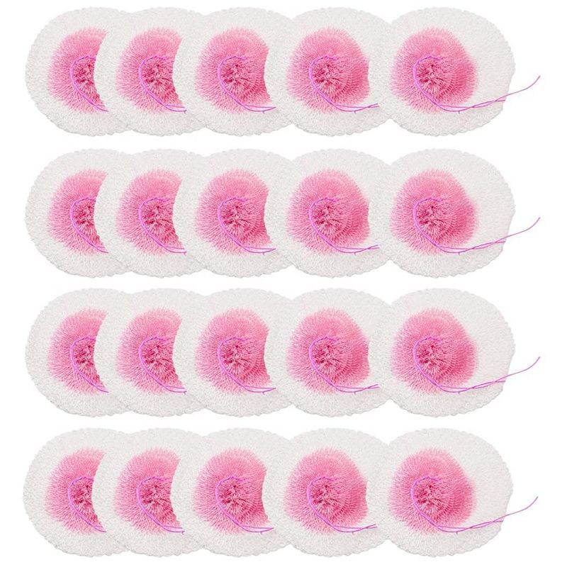 20Pcs 10cm Kerosene Lantern Lights Mantles Mesh Gauze Mantle for Gas Lantern Outdoor Gas Mantle Lamp Mantle Cover Tools -White&pink