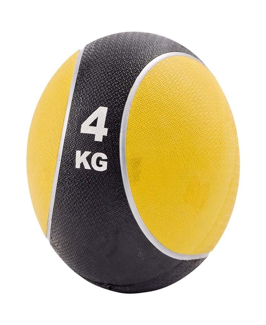 Medicine Ball 4 kg - Yellow and Black
