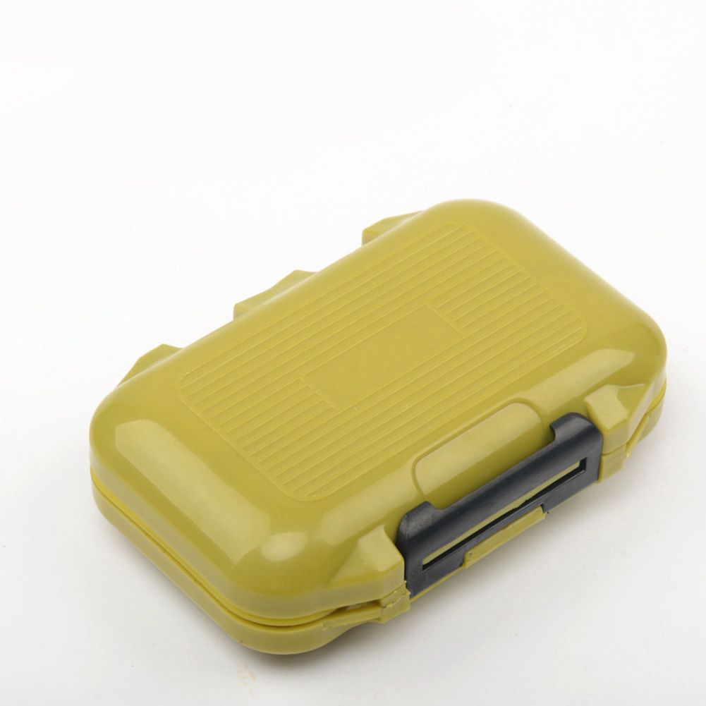 Yfashion Fishing Bait Box Plastic Rock Outdoor Lure Storage Box Case ravel Kit Shockproof Fishing Accessories