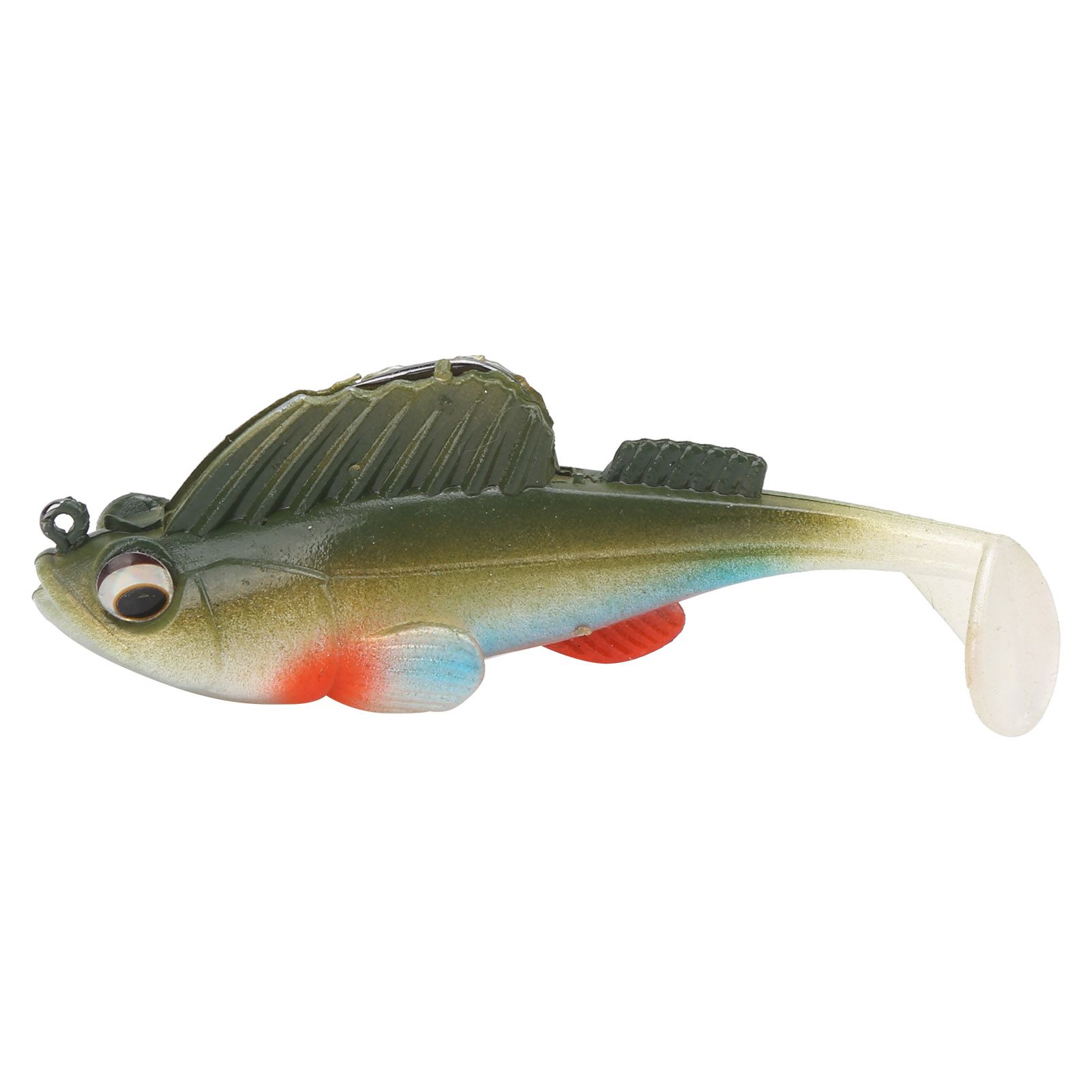 Deep Running Soft Bait PVC 75mm/13g Vivid Wobbler Jumping Lure Durable for Fishing