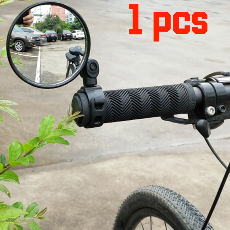 Flexible Rear View Convex Mirror 360 Rotating For Cycling Bike Bicycle Handlebar 1pcs/2pcs