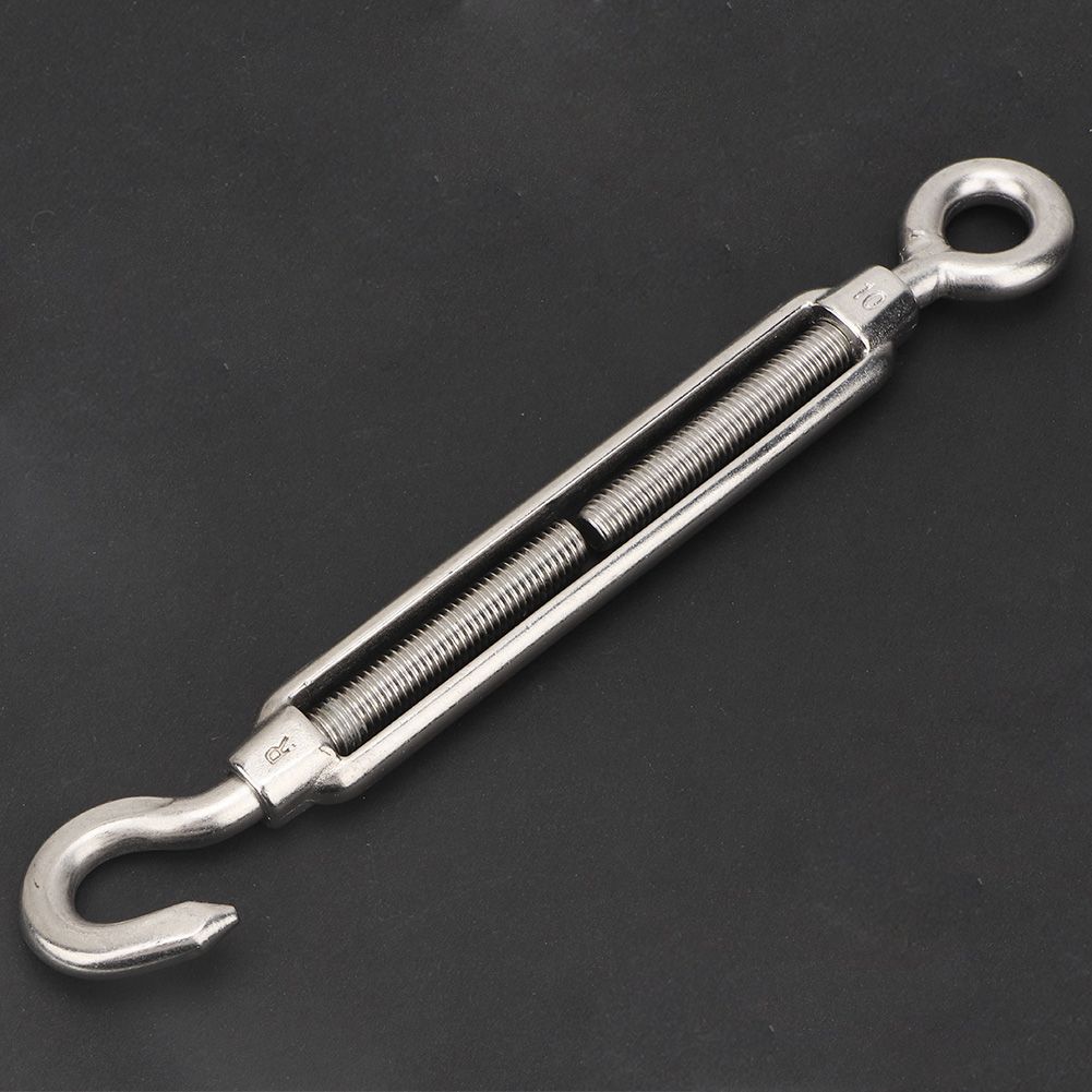 M4/M5/M6/M8/M10/M12/M16/M20 Stainless Steel Chain Rigging Hook&Eye Turnbuckle❤E