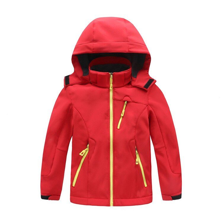 JACKSANQI 's Winter Fleece Softshell Jackets  Sport Coats Outdoor Girl Boy Camping Hiking Windbreaker RA278