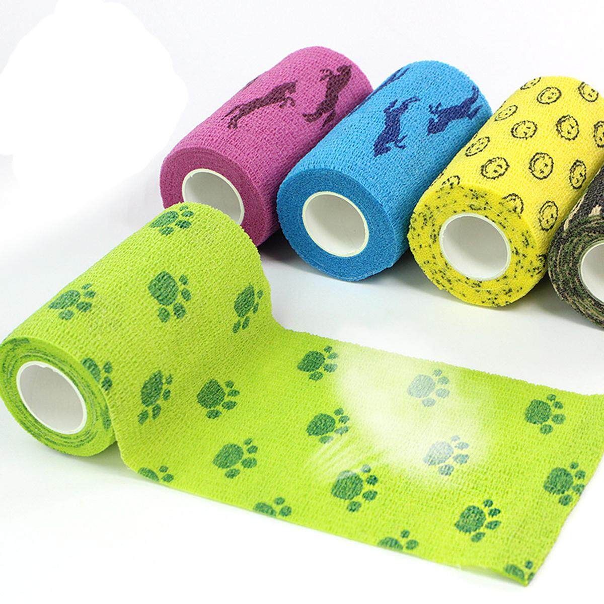 4Pcs Set 4 Size Self-Adhesive Bandage Tape Finger Joints Wrap Sports Injury Care