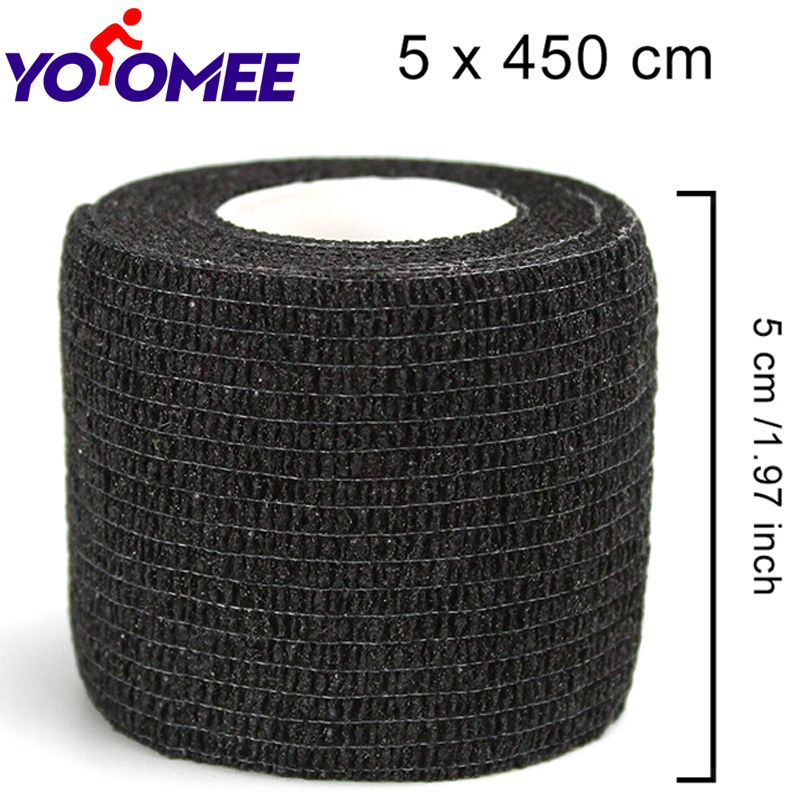 1Pcs Self Adhesive Elastic Bandage Non-woven Fabric Tape Protective Gear Knee Elbow Support Injury Pad