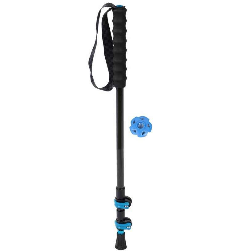 Trekking Hiking Pole Walking Stick Outdoor Protection Supplies Collapsible 3-Sections Poles for Travel