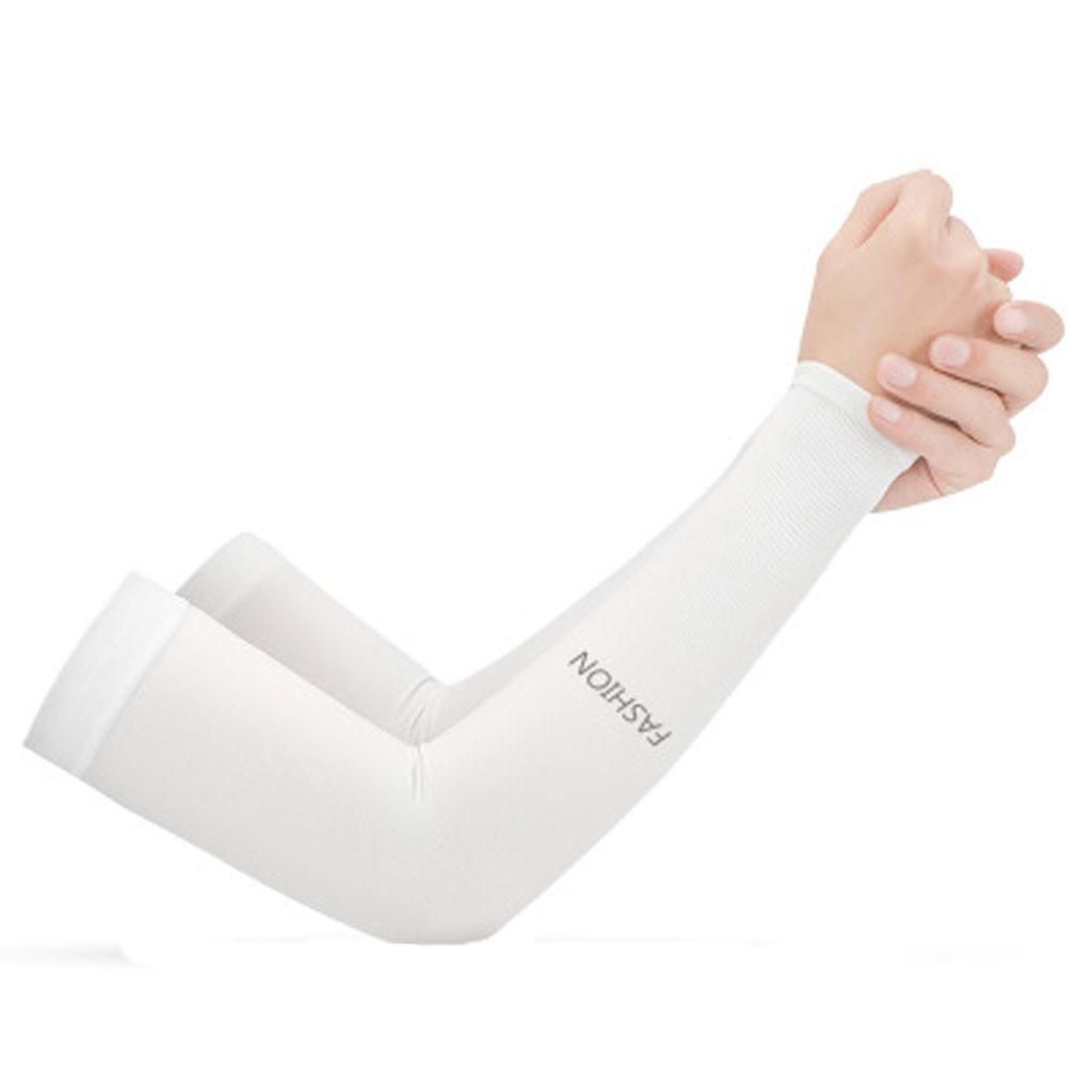 2PCS Sport Arm Sleeves UV Sun Protect Anti-slip Basketball Armband Tattoo Cover