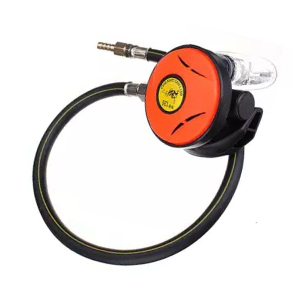 Universal Diving Tube Scuba Underwater Diving Breathing Tube Snorkel Regulator Orange