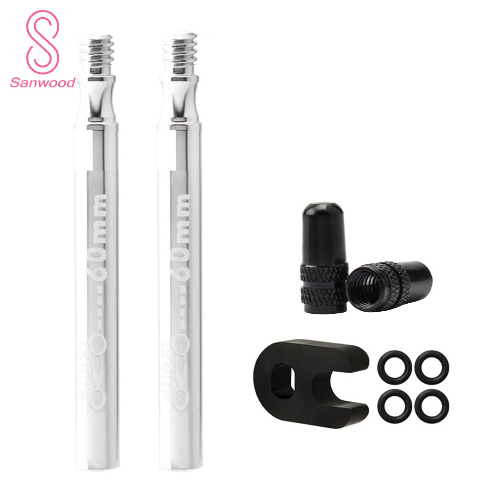 Tubeless Presta Valve Extender Anti-oxidation Scratch Resistant Air Valve Stem Extender
