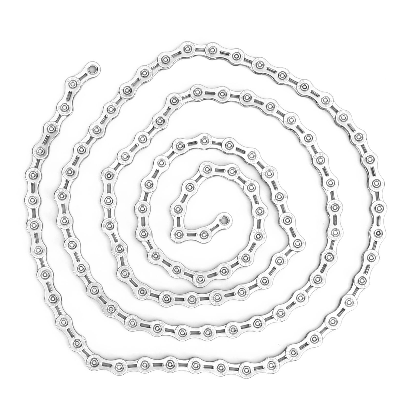 Bike Chain 9 Speed Bicycle Half Hollow Mud Drain Hole Design For Mountain