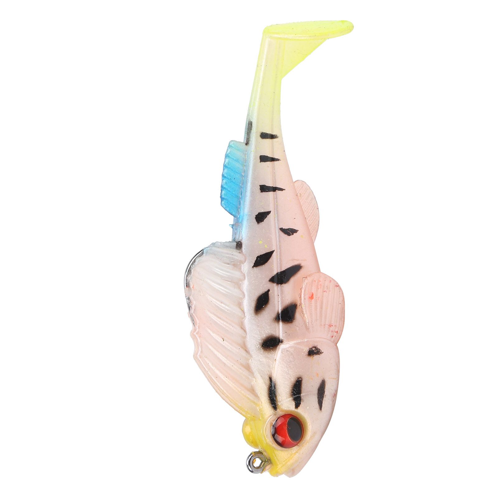 Deep Running Soft Bait Wobbler Jumping Lure Durable 75mm/13g Flexible Beautiful Vivid Lifelike for Fishing