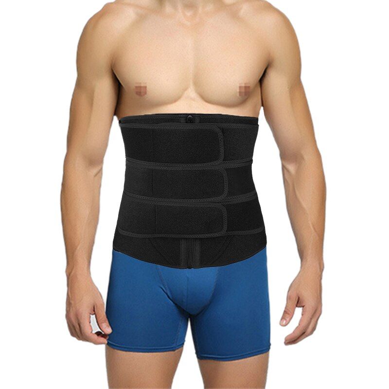 Neoprene Waist Trainer for Man Sweat Belt Workout Fitness Body Shaper Corset Slimming Tummy Control Girdles Shapewear Fajas