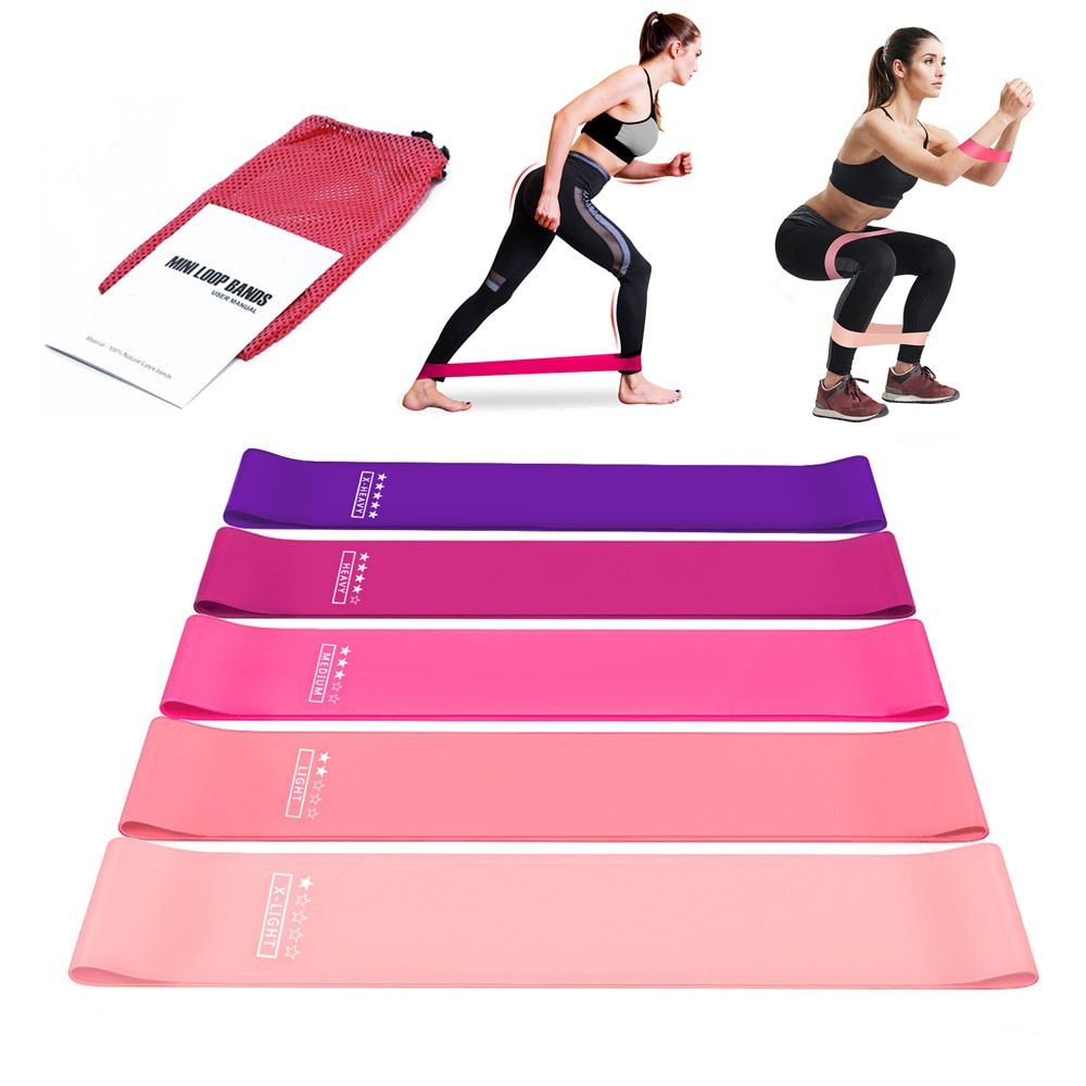 Pull Rope Fitness Exercises Resistance Bands Set Elastic Yoga Band Indoor Body Training Gym Equipment for Home Workout