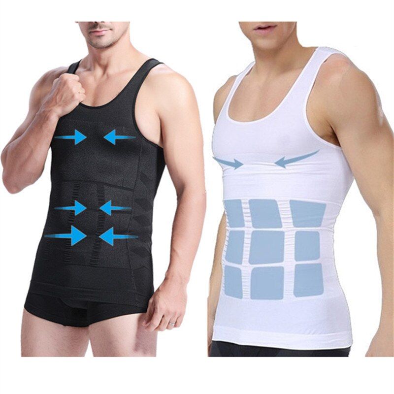 Men's Gynecotia Shaper Tops Slimming Boobs Chest Control Underwear Belly Compression Undershirts Waist Control Corset Vest