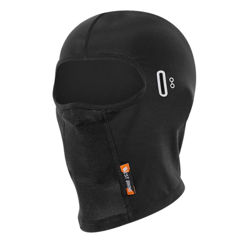 WEST BIKING Windproof Cycling Cap Winter Warm Fleece Hat Breathable Bandan Bicycle Headwear MTB Autumn Balaclava,Black&Headphone