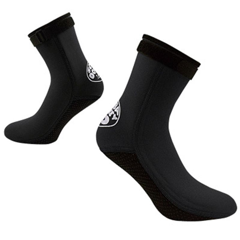 Scuba Donkey Neoprene Diving Socks Boots Water Shoes Non-Slip Beach Boots Wetsuit Shoes Snorkeling Diving Surfing Boots For Men Women Black M Code