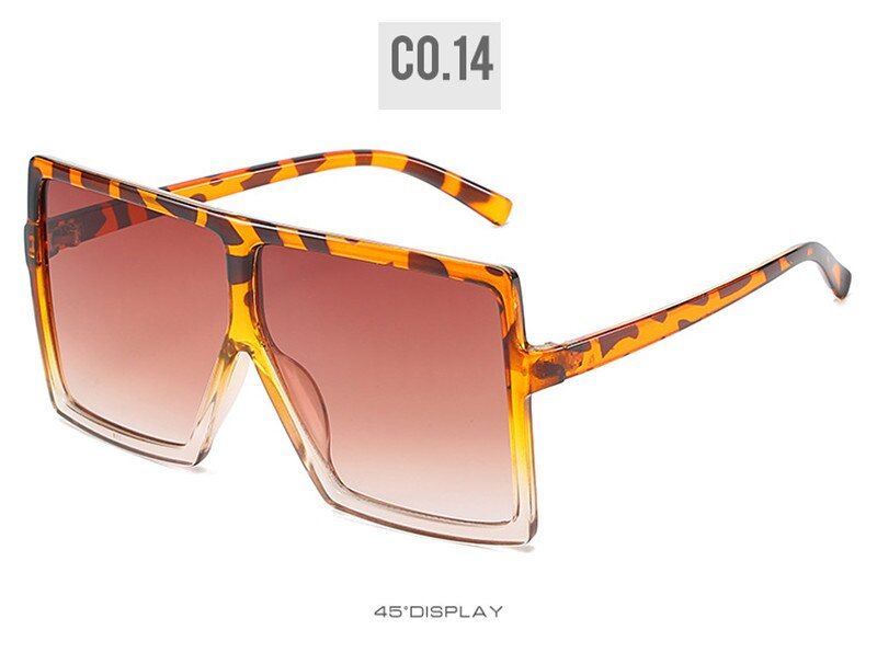 Oversized Shades Women Sunglasses New Black Square Sunglasses Big Frame Vintage Retro Glasses Outdoor Female Oculos Feminino