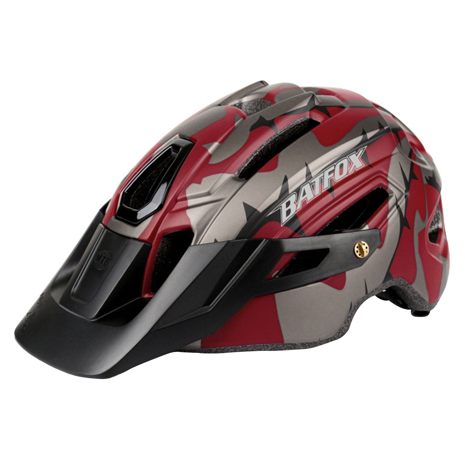 Riding Helmet Overall Molded Mountain Riding Protective Helmet with Light