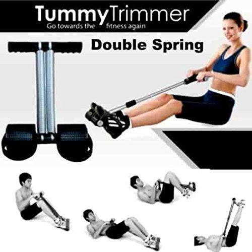 Tummy Trimmer Double Spring Tummy Trimmer / Fitness Tummy Trimmer/abs Tummy Trimmer/abs Exerciser Tummy Trimmer/Multipurpose Fitness Equipment - Black