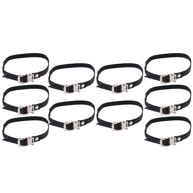 BRADOO-10 PCS MTB-Road Bike Cycling Toe Straps 50cm for Bicycle Racing