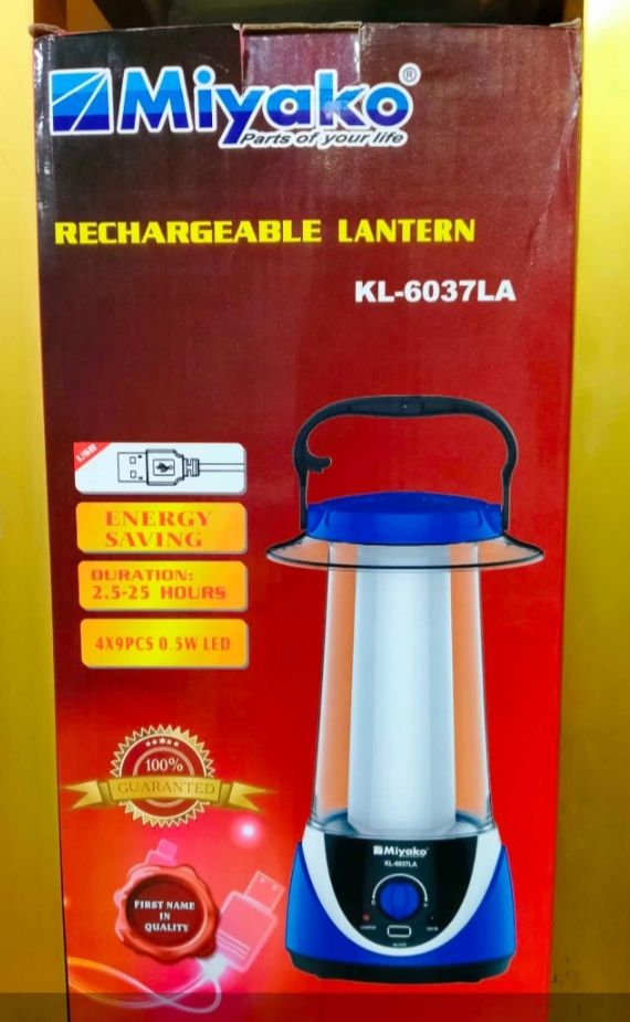 Rechargeable light round shape lantern.