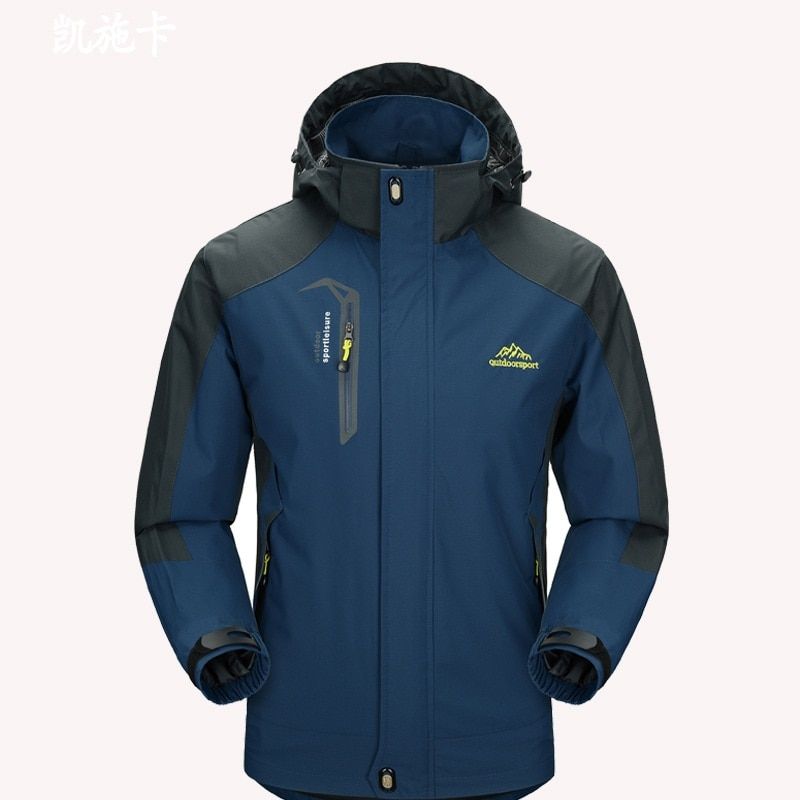 Men Jacket Suit Spring Autumn Jacket Pants Set Windproof Waterproof Male Outdoor Camping  Climbing Srt Jacket
