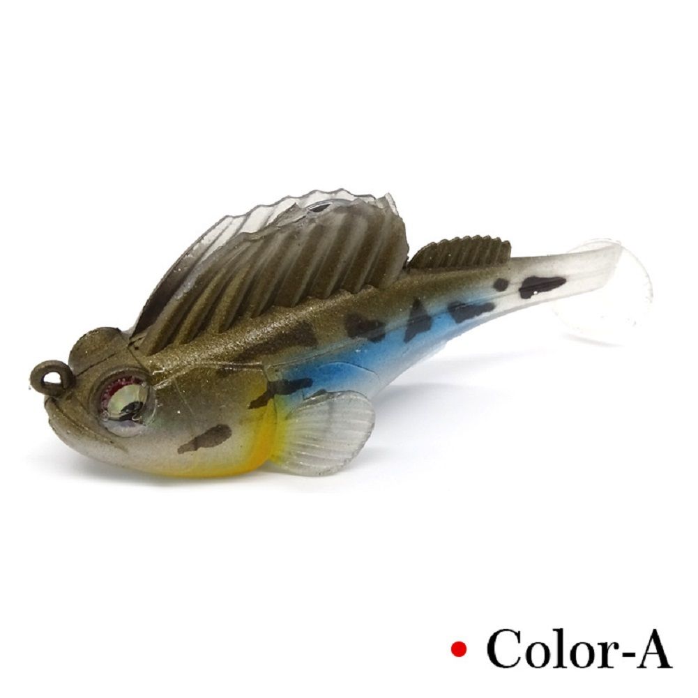 Yfashion Dark Sleeper baits wrapping  Soft Lure 8cm/14g Fishing Pike Lure Bass er Perch Fishing bait  Jig