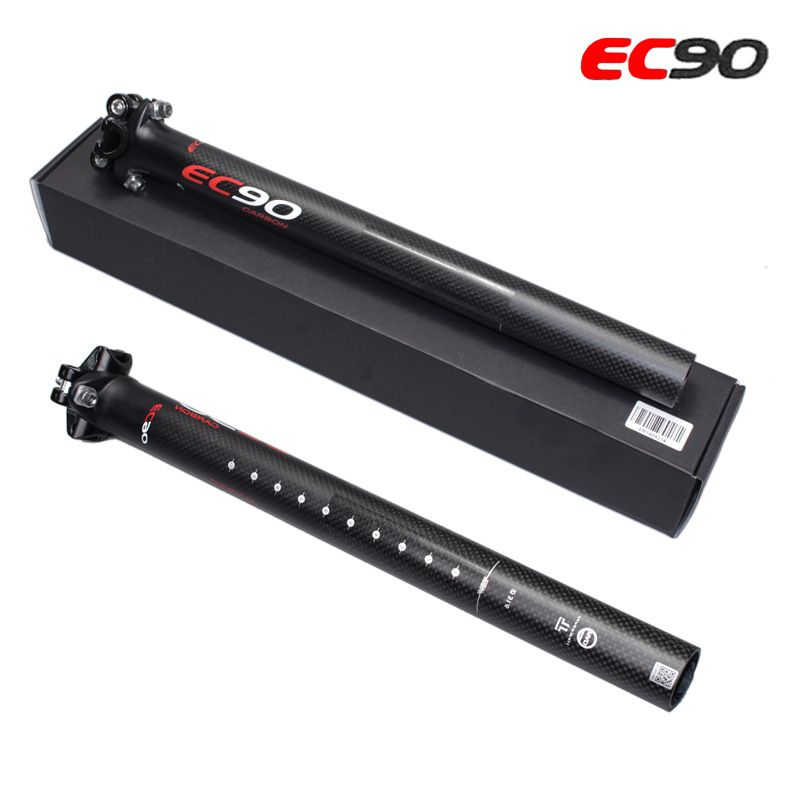 Yfashion -light Full Carbon Fiber 27.2/30.8/ 31.6 Seat ube ycle Seat ube Connector Seatpost Rod Carbon Seatpost