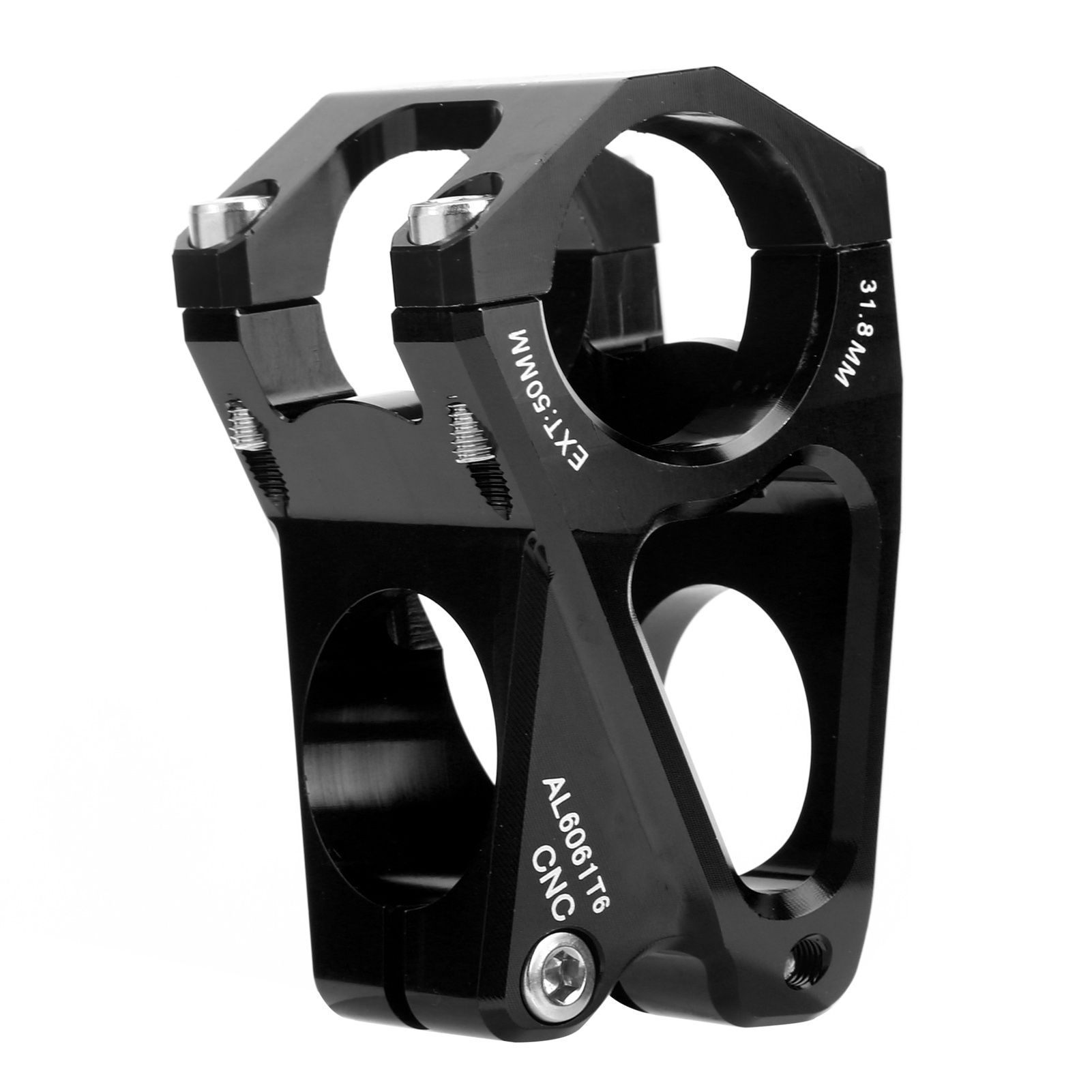 Mountain Bike Stem Aluminum Alloy Dustproof 50mm Bicycle Short Hollow Design for Road