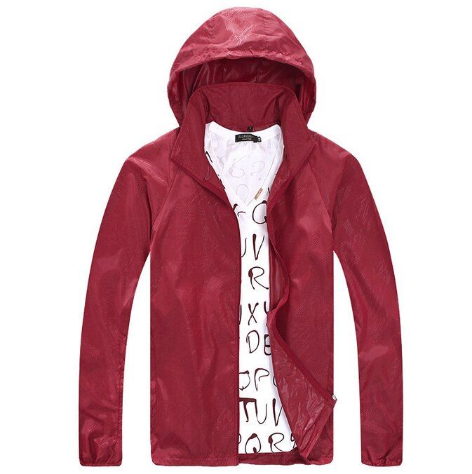 Outdoor Men Speed Drying UV Wind Climbing Jackets Summer Skin Dust Coat Quick-drying Camping Windbreaker