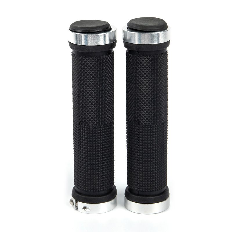 2 Pieces/1 Pair of Soft Rubber Non-slip Handles for Mountain Road Handlebars