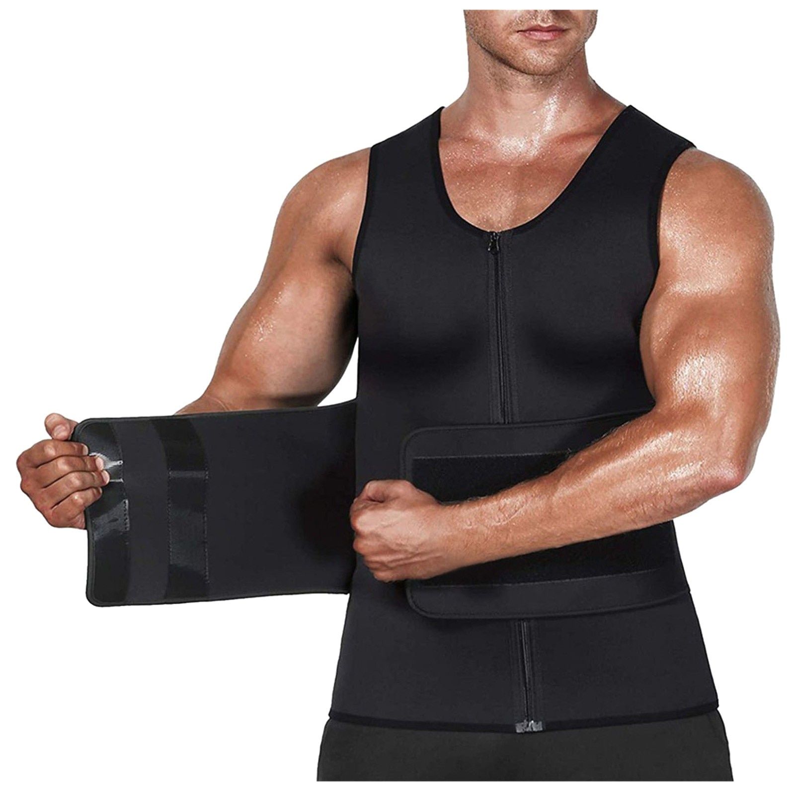 Waist Trainer Body Shaper For Men Neoprene Shapewear Fitness Tummy Waist Sports Vest Waistband Weight Loss Compression Trimme