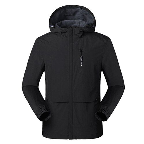 Waterproof Hiking Softshell Jacket Men Outdoor Windproof Camping Mountaining Jackets Spring Hooded Windbreaker Raincoat