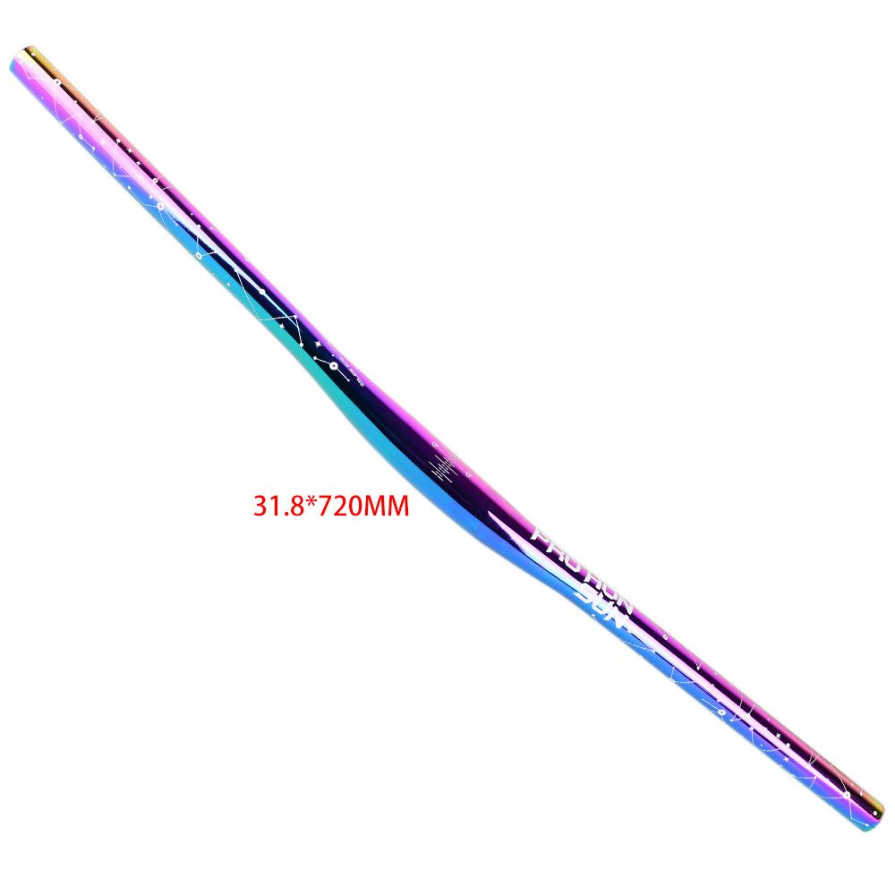 Bicycle Handlebar colorful Bend handlebar aluminium alloy31.8* 715/31.8*780 mm straight handbar