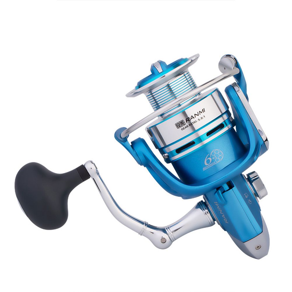 Ultra Smooth Spinning Fishing Reel High Strength 6+1 Bearings Fishing Tackle For Freshwater Saltwater