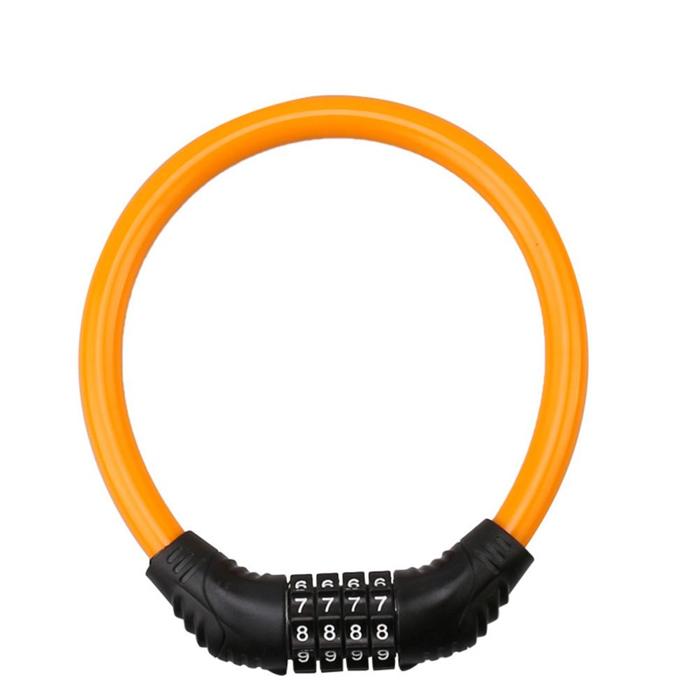 Bicycle Mountain Bike Portable Ring Lock Electric Car Motorcycle Code Lock Four Wire Lock Safe And Durable