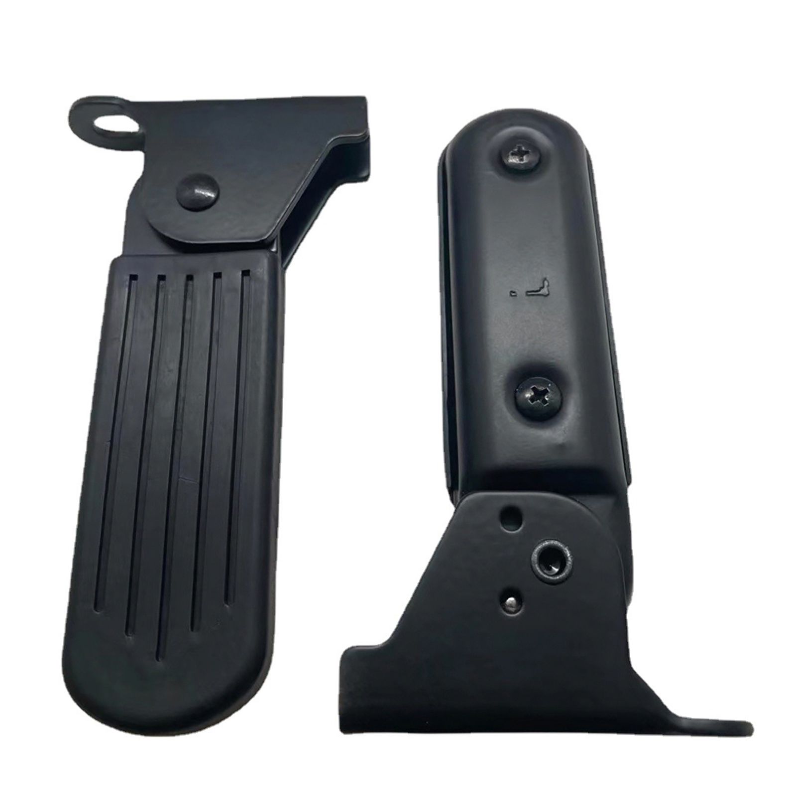 Bike Rear Pedals High Strength Helpful High Hardness Folding Footrests