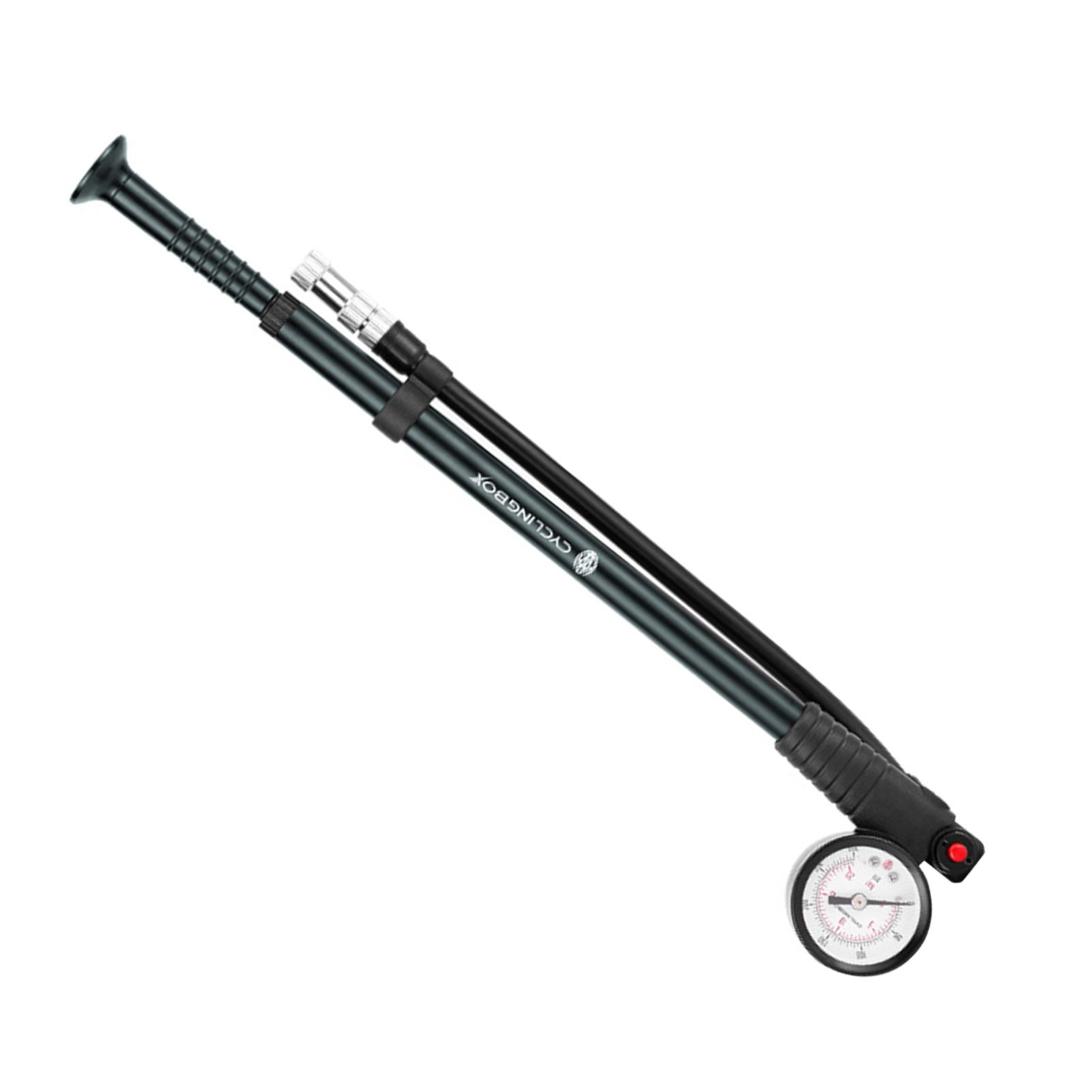 Tire Inflator Quick Pumping Visual Tire Pressure Dial Bike Pump