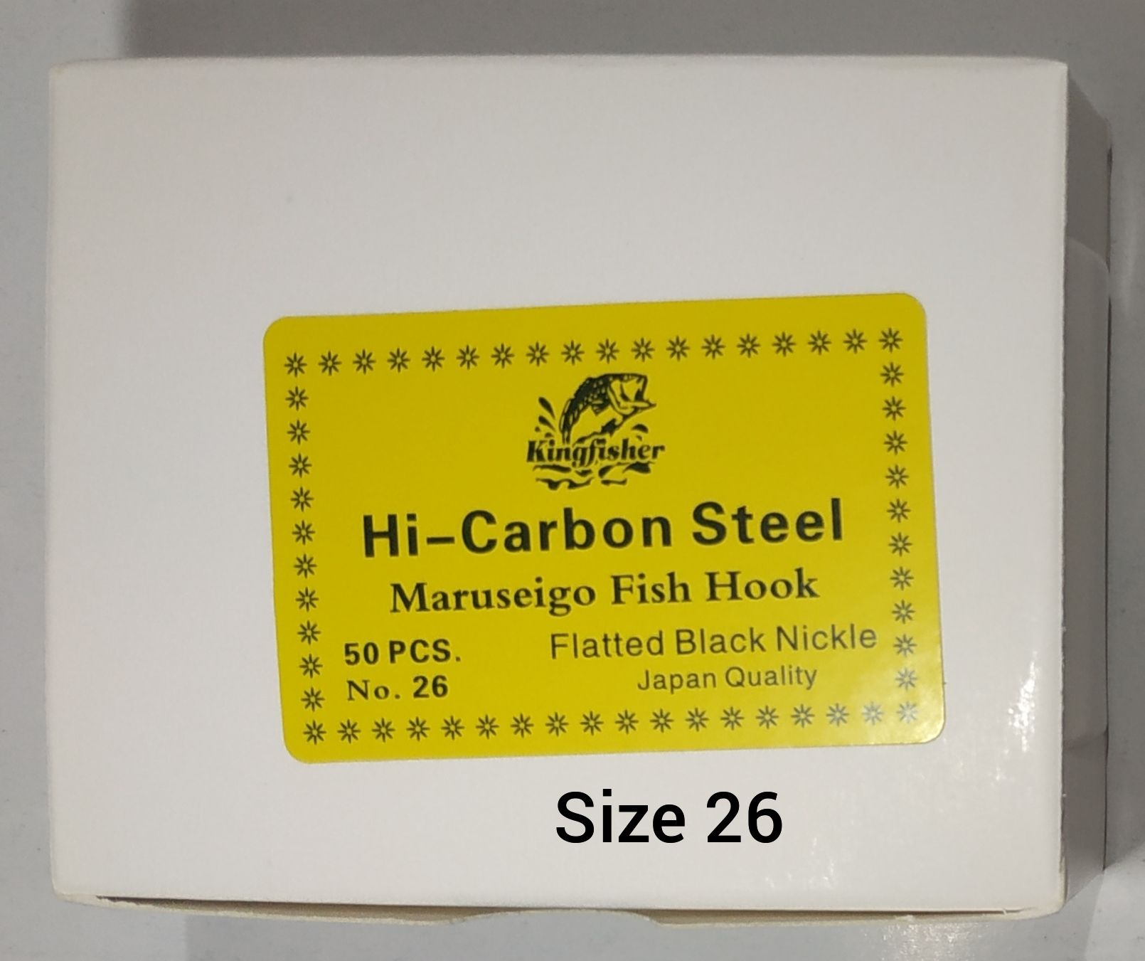 Big Fish Hunting Size 26&28 Maruseigo 50Pcs Box Hi-carbon Flatted Fish Hook