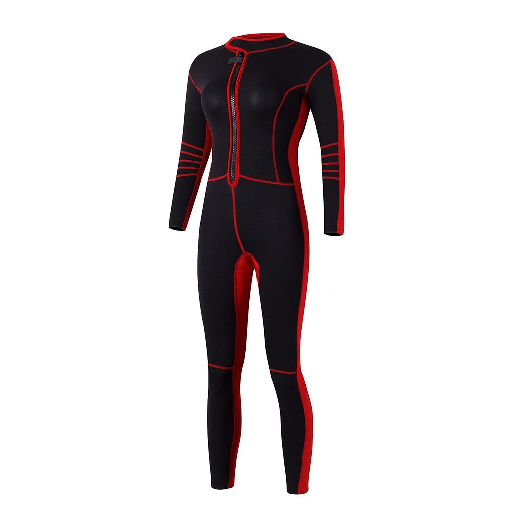 Womens Wetsuit Full 3mm Neoprene Surfing Scuba Diving Snorkeling Swimming Long Sleeve Suit