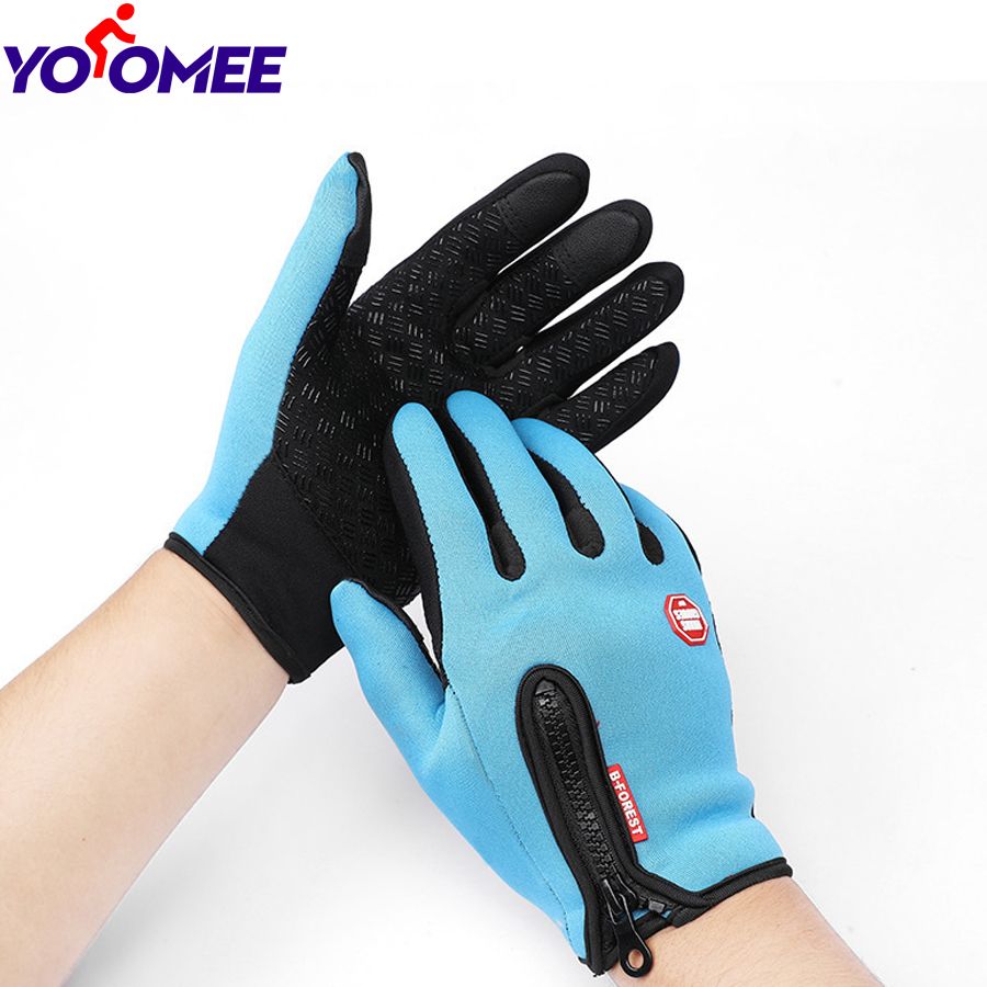 Warm Gloves Touch Screen Gloves Windproof Thicken Thermal Gloves Outdoor Cycling