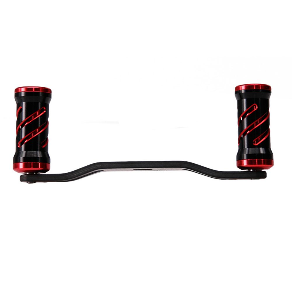 DEUKIO Fishing Reel Modified Accessories Carbon Fiber 85mm/95mm Crank Rocker Aluminium Spiral ip Knob Reel Handle