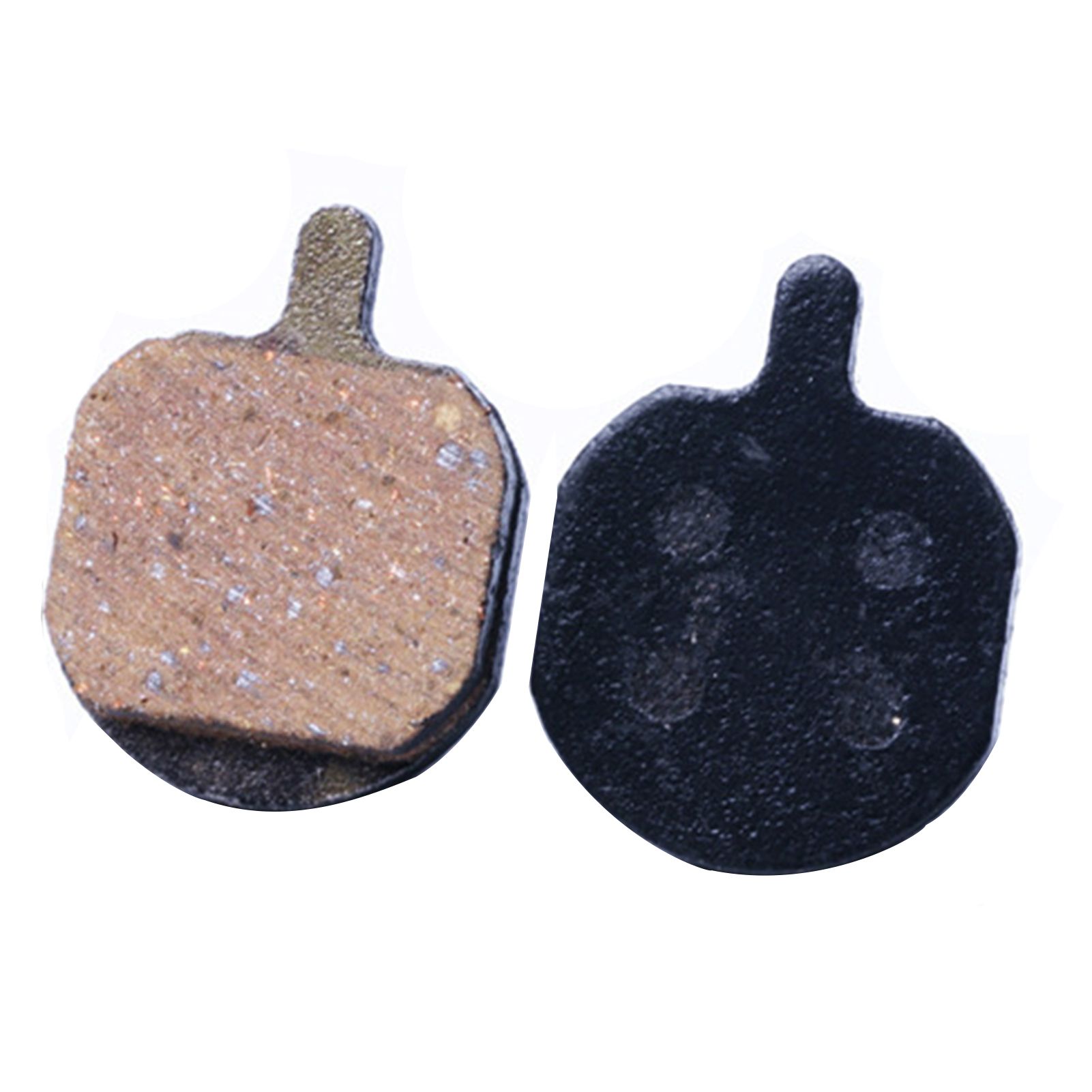 2PcsWear-resistant Mute Semi-metallic MTB Bike Replacement Disc Brake Pads