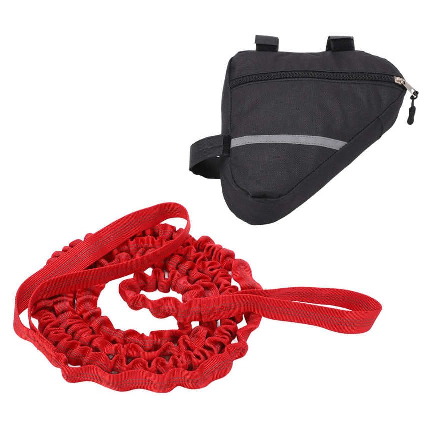 Bike Pull Rope Tow Effortless Riding 8.5-15ft Accessory Natural Latex Flexible for Family
