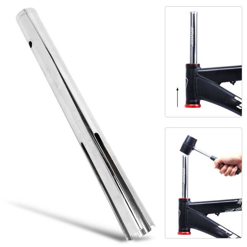 Bicycle Head Tube Extractor RL-103PRO Stainless Steel Silver Bike Headset Bottom Bracket Remove Tool Accessories