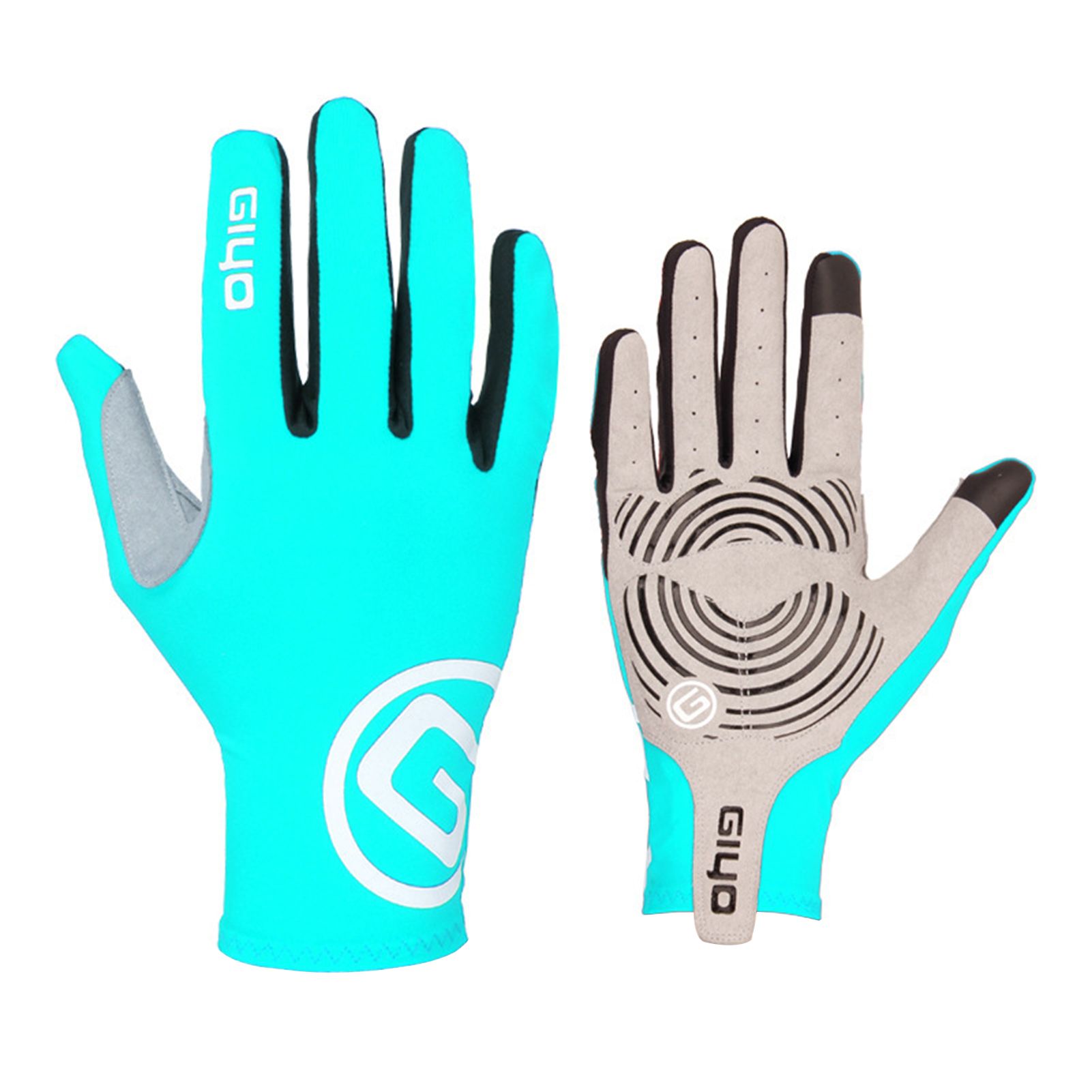Riding Gloves Full Finger Silicone Palm Pad Cycling Gloves